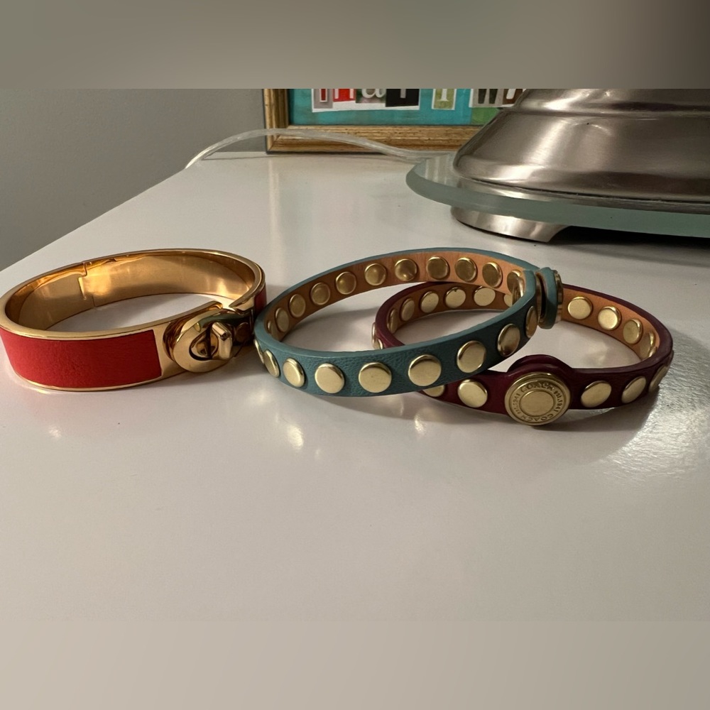 3 Coach Bracelets!
